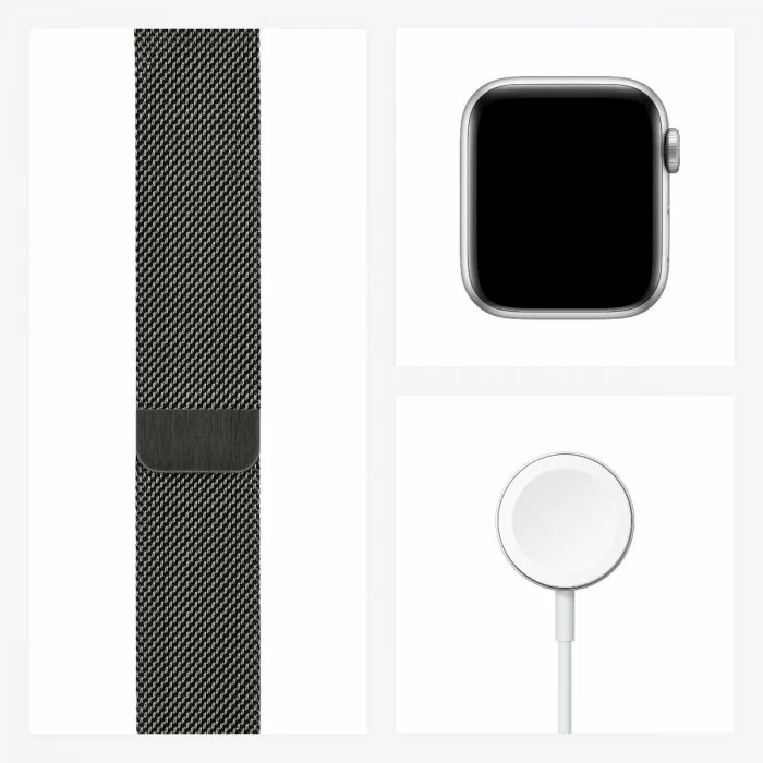 ⁦שעון אפל Apple Watch Series 6 40mm Graphite Stainless Steel Case with Graphite Milanese Loop⁩ – תמונה ⁦2⁩